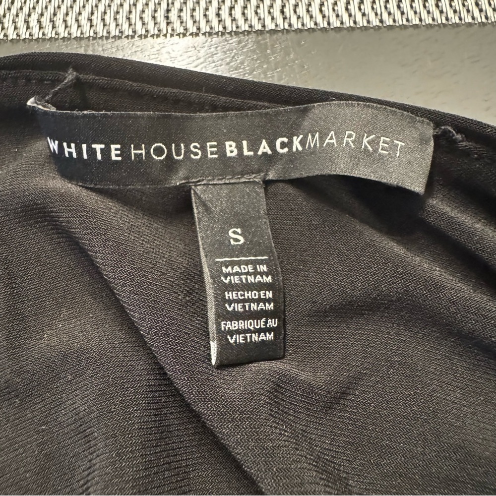 White House Black Market sleeveless midi dress geometric patterns multi color S. - Picture 11 of 15